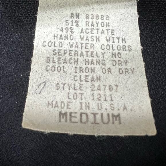 Vintage Connie Choi Dress Womens M Black Fish Shell Nautical Resort Coconut Girl - Picture 14 of 15